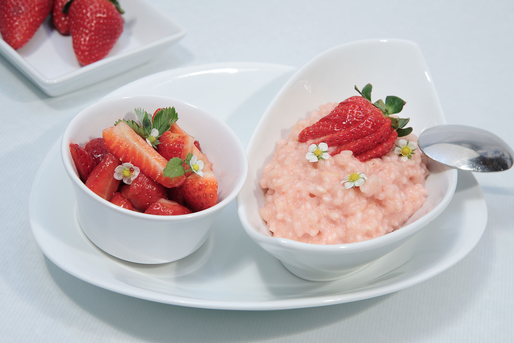 Erdbeertraum Milchreis mit marinierten Erdbeeren | Schärdinger