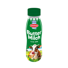 Schärdinger Buttermilch in der 250ml PET Flasche