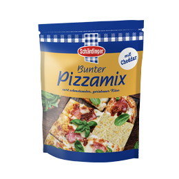 Das Bild zeigt den Schärdinger bunten Pizzamix