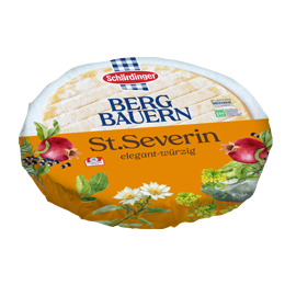 Das Bild zeigt den Schärdinger St. Severin in der 125 Gramm Packungg