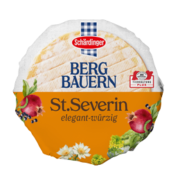 Das Bild zeigt den Schärdinger St. Severin in der 125 Gramm Packung