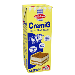 Das Bild zeigt das Schärdinger CremiG Vanille