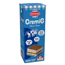 Das Bild zeigt das Produkt Schärdinger CREMiG in der 1 kg Packung