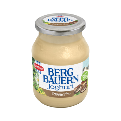 SRD Bergbauern Cappuccino Joghurt im Glas 450g_Slider