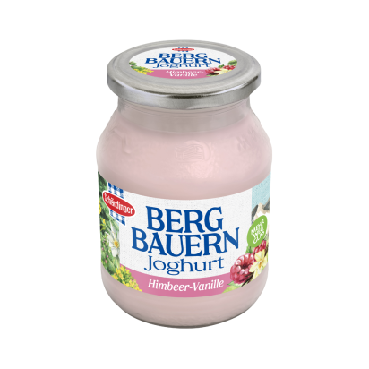 SRD Bergbauern Himbeer Vanille Joghurt im Glas 450g_Slider