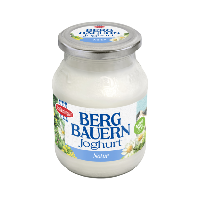 SRD Bergbauern Natur Joghurt im Glas 450g_Slider