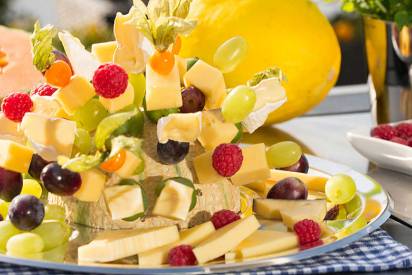 Sommerparty Käse-Igel