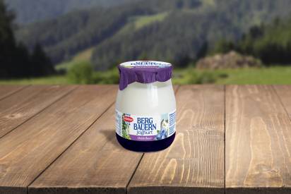 SRD Bergbauern Joghurt Heidelbeere 150g_Header
