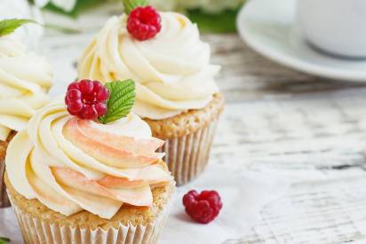 Cupcakes mit Topping mit Schärdinger CREMiG