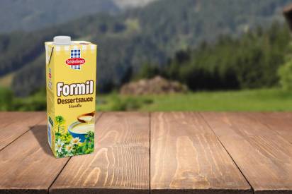 Schärdinger Formil Dessertsauce Vanille in der 1 Liter Packung
