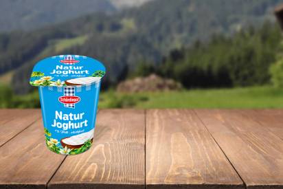 Schärdinger Naturjoghurt 1 Prozent im 250 Gramm Becher