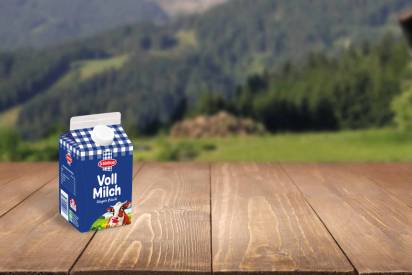 Schärdinger Vollmilch in der 0,5 Liter Packung