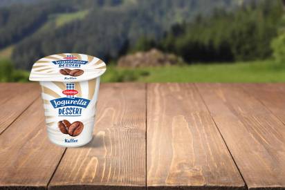 Das Bild zeigt das Jogurella Dessert Kaffee