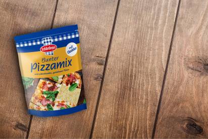 Das Bild zeigt den Schärdinger bunten Pizzamix