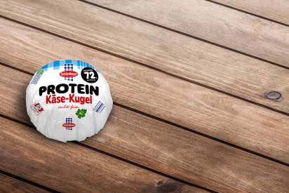 Das Bild zeigt die Schärdinger Protein Kugel