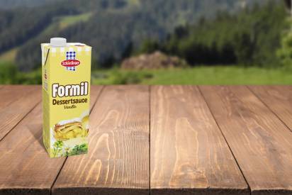 Das Bild zeigt die Schärdinger Formil Dessertsauce Vanille