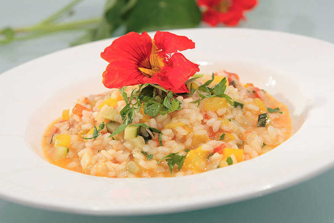 Gemüse-Quargel-Risotto