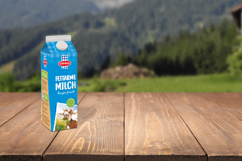 Fettarme Milch Header