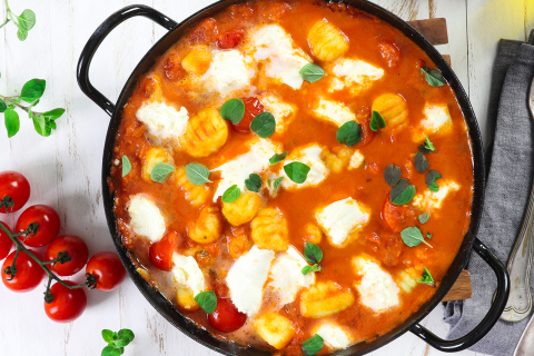 Mozzarella Gnocchi Pfanne_Header