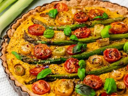 Spargel Quiche