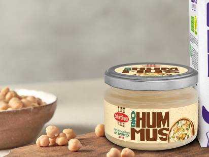 Das Bild zeigt ein die veganen Schärdinger Produkte