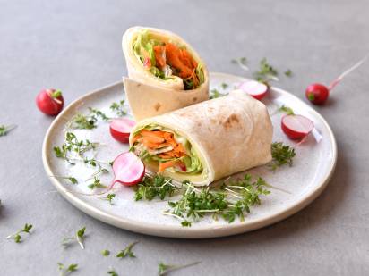 Frühlings-Wraps