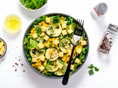 Zucchini-Mais-Salat