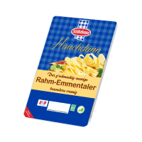 Rahm-Emmentaler Scheiben hauchdünn