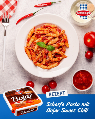 Scharfe Pasta mit Bojar Sweet Chili