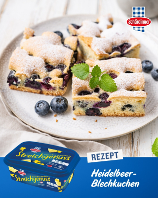 Heidelbeer-Blechkuchen
