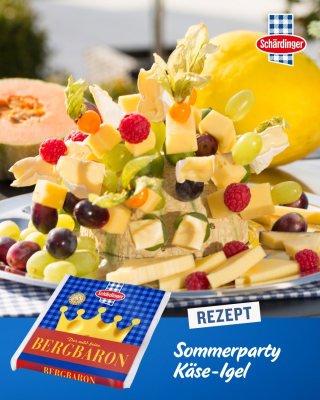 Sommerparty Käse-Igel