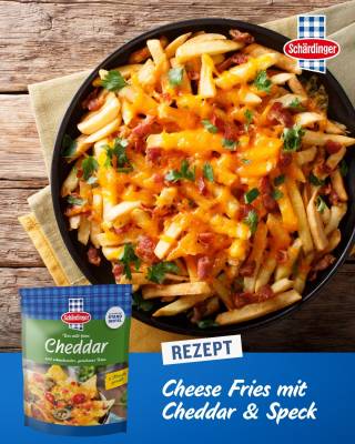 Cheese Fries mit Cheddar & Speck