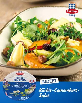 Kürbis-Camembert-Salat