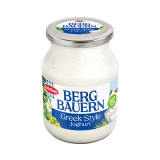 Das Bild zeigt das Schärdinger Bergbauern Greek Style Joghurt