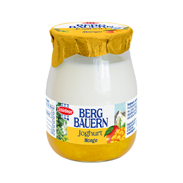 Bergbauern Joghurt auf Mango